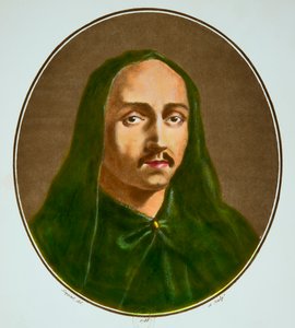 Muotokuva Saint Denisin Abbe Sugerista (1080-1151), kuningas Ludvig VI:n valtuutettu ja Ranskan valtionhoitaja 1147-1149, Privee Collection tekijältä Anonymous Anonymous