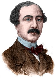 Muotokuva Anatole Prevost Paradolista, ranskalaisesta toimittajasta ja poliitikosta (1829-1870). tekijältä Anonymous Anonymous