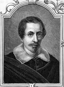 Italialaisen taidemaalarin Daniele Crespin (1598-1630) muotokuva. Kaiverrus vuodelta 1859 Armandaudin "" Euroopan gallerioissa - Italiassa". Yksityinen kokoelma. tekijältä Anonymous Anonymous