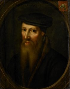 David Joriszin muotokuva, noin 1550-1649 (öljy paneelille). tekijältä Anonymous Anonymous