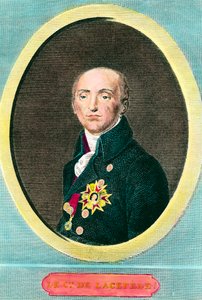 Etienne de La Ville, kreivi De Lacepede (1756-1825), ranskalaisen luonnontieteilijän muotokuva. Anonyymi kaiverrus tekijältä Anonymous Anonymous
