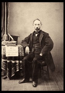Italian valtiomiehen Francesco Crispin (1818-1901) muotokuva vuonna 1863. ©Lee/leemage tekijältä Anonymous Anonymous