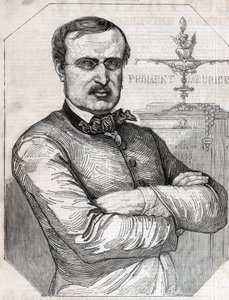 Francois-Desire Froment-Meurice (Francois Desire Froment Meurice) (1802-1855) ranskalaisen kultakalan muotokuva. Kaiverrus vuodelta 1855. Yksityinen kokoelma. tekijältä Anonymous Anonymous