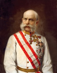 Franz Joseph I Itävallan muotokuva - Anonymous. Öljy kankaalle, c. 1910. Yksityinen kokoelma