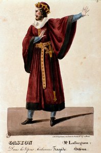 Lafarguesin tulkitsema Gastonin muotokuva Giuseppe Verdin Sisilian Vespers (I vespri siciliani) -oopperassa tekijältä Anonymous Anonymous