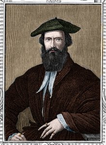 Girolamon muotokuva Francesco Maria Mazzola sanoi Parmigianino tai Parmesan (1503-1540), italialainen taidemaalari. armengaudin kaiverrus vuodelta 1859 Euroopan gallerioissa - Italiassa. Yksityinen kokoelma. tekijältä Anonymous Anonymous