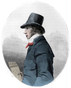 Jacques-Rene Hebertin (1757-1794), ranskalaisen toimittajan ja poliitikon muotokuva - Jacques Rene Hebertin (1757-1794), ranskalaisen toimittajan ja poliitikon muotokuva - Kaiverrus vuodelta 1863 "Punaiseen kirjaan - Histoire De L