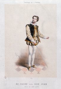 Jean Baptiste Fauren muotokuva Don Giovannina (1866) tekijältä Anonymous Anonymous
