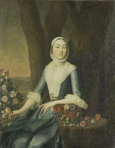 Magdalena van Cittersin muotokuva, noin 1760 (öljy kankaalle). tekijältä Anonymous Anonymous