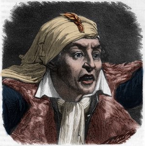 Muotokuva Maratista (1743-1793) - muotokuva Jean-Paul (Jean Paul) Maratista (1743-1793) poliitikosta, ranskalaisesta toimittajasta - Kaiverrus "Histoire des Girondins" Alphonse de Lamartinen (1790-1869) 1865-1866 - Yksityinen kokoelma tekijältä Anonymous Anonymous