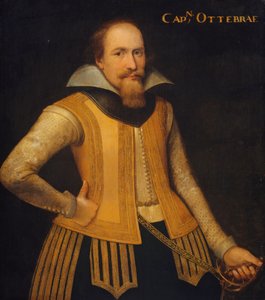 Otto Brahen muotokuva, noin 1605-1610 (öljy kankaalle). tekijältä Anonymous Anonymous