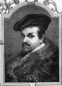 Muotokuva Pier Francesco Mazzucchellista dit il Morazzonesta (1573-1626), italialainen taidemaalari. Armandaudin kaiverrus vuodelta 1859 "Euroopan gallerioissa - Italia". Yksityinen kokoelma. tekijältä Anonymous Anonymous