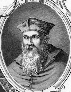 Muotokuva Sebastiano Luciani dit Sebastiano del Piombosta (1485-1547), italialainen taidemaalari. Armandaudin kaiverrus vuodelta 1859 "Euroopan gallerioissa - Italia". Yksityinen kokoelma. tekijältä Anonymous Anonymous