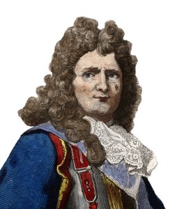 Sebastien le Prestren, Vaubanin herran ja myöhemmin Marquis de Vaubanin (1633-1707), Ranskan marsalkka, muotokuva. kuvitus Edmond Mennechetin "" Ranskan Plutarchista" -kirjasta tekijältä Anonymous Anonymous