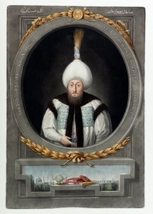 Anonymousin sulttaani Mustafa III (1717-1774) muotokuva (Mustafa, Moustapha) tekijältä Anonymous Anonymous