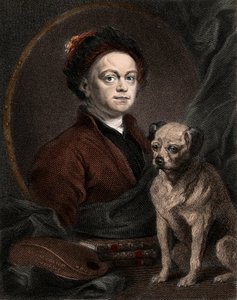 William Hogarthin muotokuva tekijältä Anonymous Anonymous