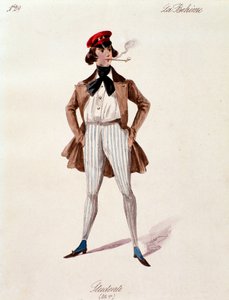 Opiskelijan muotokuva, Puccinin La boheme (1892-1895) tekijältä Anonymous Anonymous
