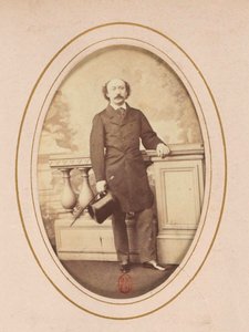 Säveltäjä Luigi Arditin (1822-1903), Anonymous muotokuva. Albumin valokuva. Yksityinen kokoelma tekijältä Anonymous Anonymous