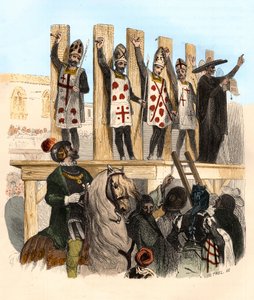 Naulan rangaistus 1500-luvulla. Kuvitus "" Mysteres of the Inkvisition and Other Secret Societies of Spain" - Victor de Fereal, Suberwick, Manuel Galo de Cuendias tekijältä Anonymous Anonymous