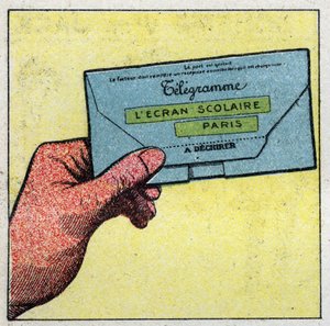 Telegraph: Telegram. Anonyymi kuva vuodelta 1925. Yksityinen kokoelma. tekijältä Anonymous Anonymous