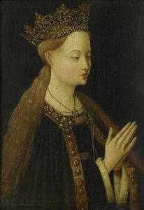 The Virgin, n. 1500 (öljy paneelille) tekijältä Anonymous Anonymous