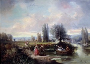 Venematka. Anonyymi maalaus 1800-luvulta tekijältä Anonymous Anonymous