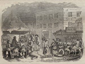 Bagne de Rochefortin ruokala 1800-luvulla. Pierre Zaccone (1817-1895) (1817-1895) (Colonia Penale - Penal Colony) Yksityinen kokoelma. tekijältä Anonymous Anonymous