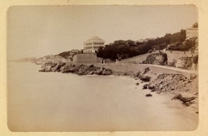 Marseillen kaupunki ja sen ympäristö noin 1885-1890: La route de la Corniche, Yksityinen kokoelma tekijältä Anonymous Anonymous