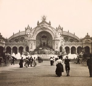 Vuoden 1900 maailmannäyttely - Universelle de 1900 -näyttely Pariisissa: Vesitorni - yksityinen kokoelma tekijältä Anonymous Anonymous