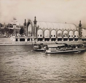 Vuoden 1900 maailmannäyttely - Exposition Universelle de 1900 Pariisissa: Kasvihuoneet - yksityiskokoelma tekijältä Anonymous Anonymous