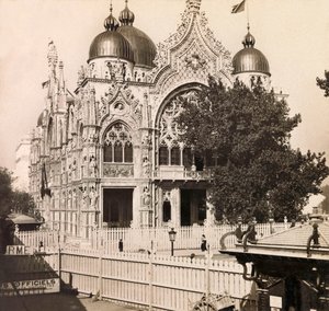 Vuoden 1900 maailmannäyttely - Vuoden 1900 yleisnäyttely Pariisissa: Italian paviljonki - yksityinen kokoelma tekijältä Anonymous Anonymous