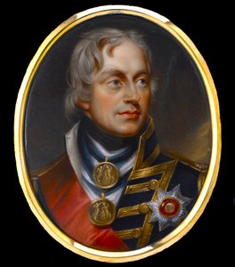Vara-amiraali Horatio Nelson (amiraali Nelson) (1758-1805) - Anonyymi guassi posliinilla tekijältä Anonymous Anonymous