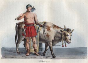 Uhrit - victoriaus (uhrittavaksi tarkoitettujen eläinten kauppias) (Se, joka otti uhrin kiinni ja löi uhreja) kaiverrus universumin kaikkien kansojen käytöistä ja tavoista. Se on hallituksen, lakien, miliisin historiaa, d tekijältä Anonymous Anonymous