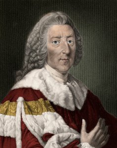 William Pitt vanhempi (1708-1778), Englannin valtiomies - William Pitt Vanhin Chathamin ensimmäinen jaarli tekijältä Anonymous Anonymous