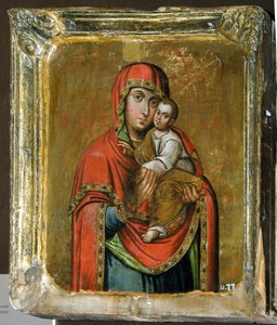 Kiova-Bratskaja Jumalanäidin ikoni, 1700-luku tekijältä Anonymous Russian icon painter