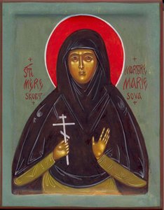 Pyhä äiti Maria, 1900-luku tekijältä Anonymous Russian icon painter