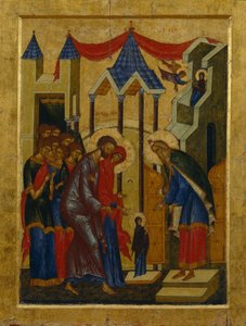 Esitys temppelissä tekijältä Anonymous Russian icon painter