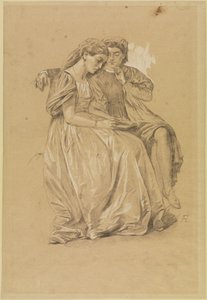 Paolo ja Francesca (jäljennös) tekijältä Anselm Feuerbach