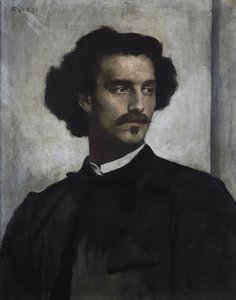 Omakuva, 1873 tekijältä Anselm Feuerbach