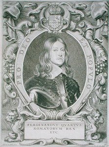 Ferdinand IV, Petrus de Ioden kaiverruksesta "Portraits des Hommes Illustres", julkaistu 1706 (kaiverrus). tekijältä Anselmus van (after) Hulle