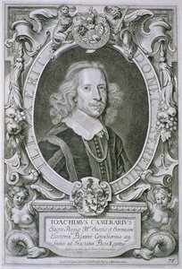 Joachim Camerarius, teoksesta "Portraits des Hommes Illustres", kaiverrettu Petrus de Ioden toimesta, julkaistu 1706.