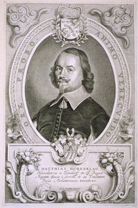 Matthias Mylonius Biorenklou (1607-71) teoksesta "Portraits des Hommes Illustres", julkaistu 1706. tekijältä Anselmus van Hulle