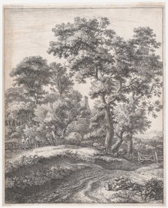 Äiti ja lapset levossa, 1600-luku. tekijältä Anthonie Waterloo