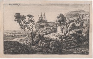 Puroon johtavat polut, 1600-luku. tekijältä Anthonie Waterloo
