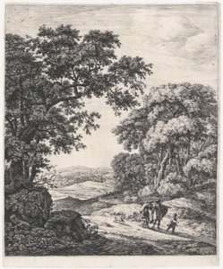 Hagarin lähtö, 1600-luku. tekijältä Anthonie Waterloo
