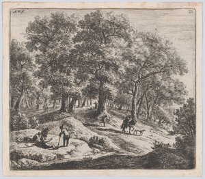 Metsästäjät, 1600-luku. tekijältä Anthonie Waterloo