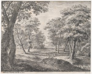 Tie metsän läpi, 1600-luku. tekijältä Anthonie Waterloo