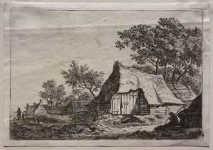 Kaksitoista maisemaa: Levy I, Pieni Hamlet tekijältä Anthonie Waterloo