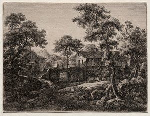 Kaksitoista maisemaa (H.95-106): Portti tekijältä Anthonie Waterloo