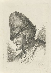 Mies, jolla on korkea hattu tekijältä Anthonie Willem Hendrik Nolthenius de Man